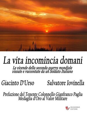cover image of La vita incomincia domani